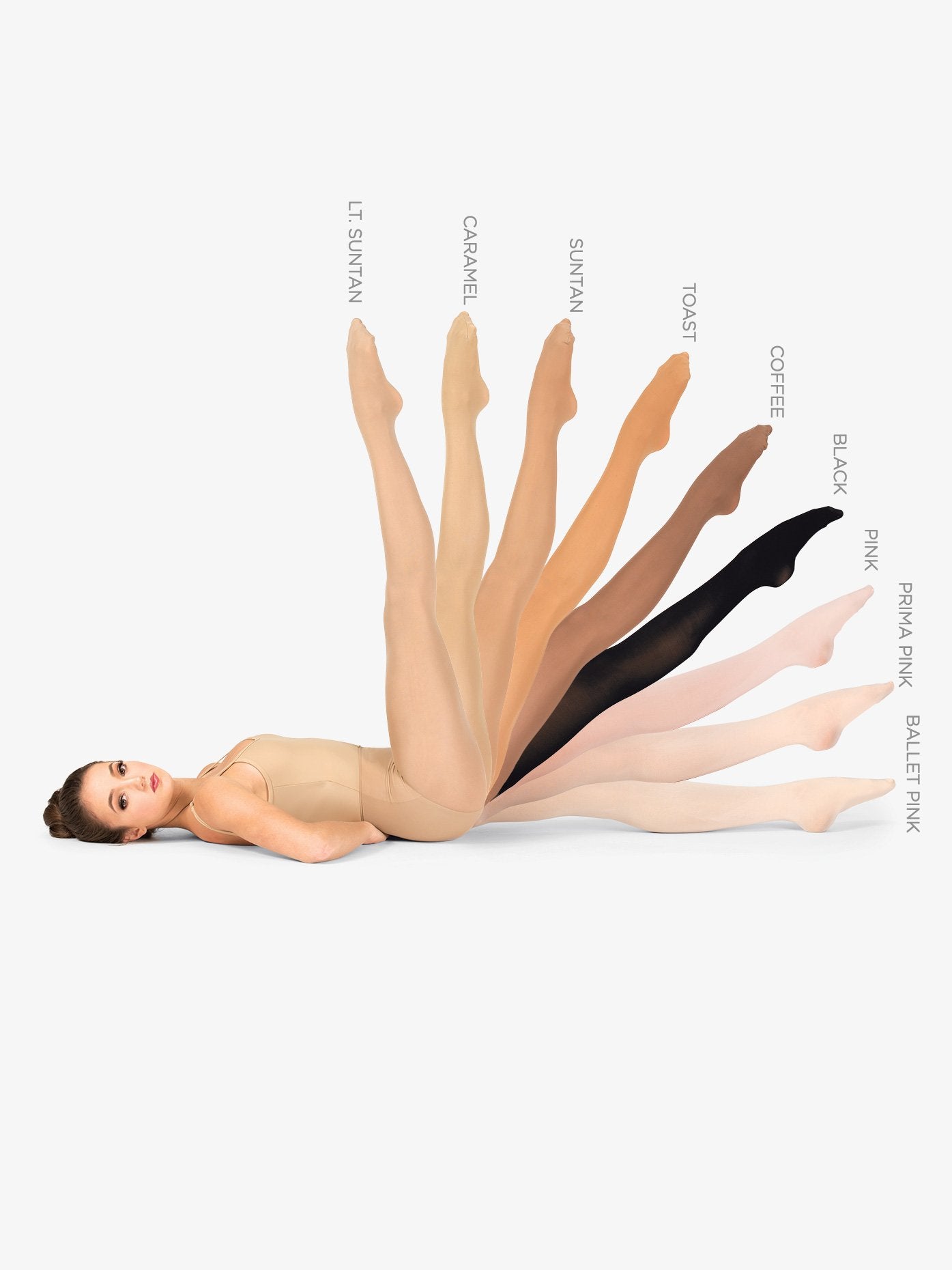 Theatricals Adult Convertible Tights with Smooth Self-Knit Waistband