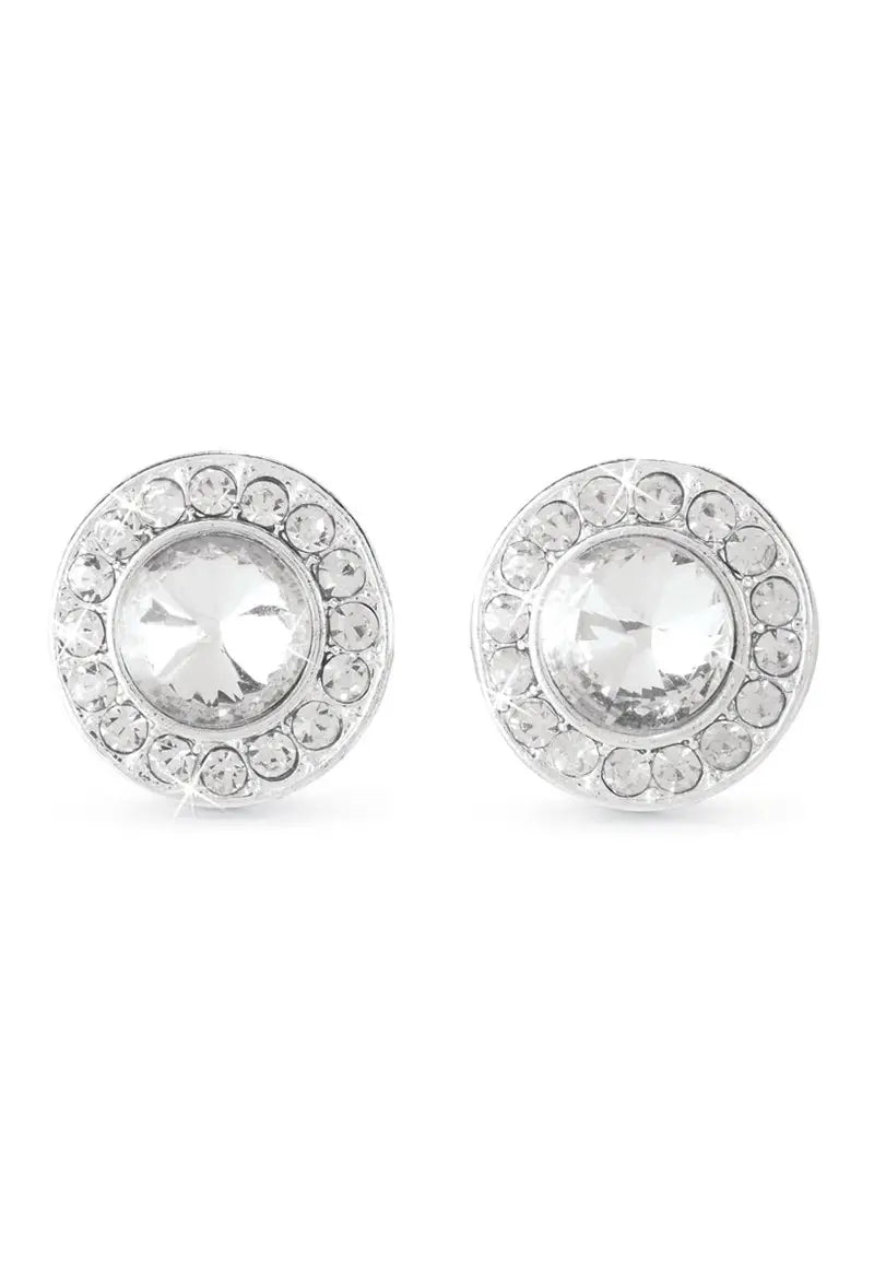 8mm Rhinestone Earrings