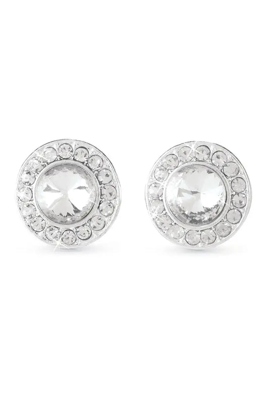 8mm Rhinestone Earrings