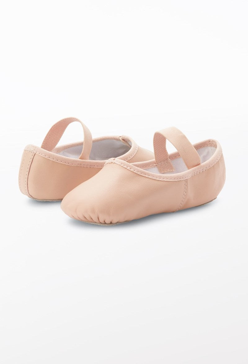 Leather Split-Sole Ballet Shoe